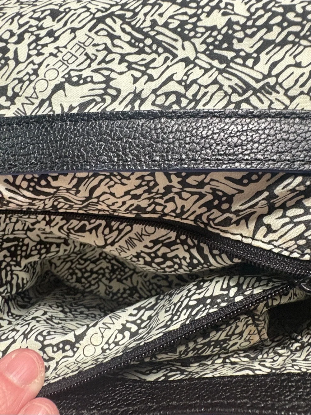 Rebecca Minkoff Black Leather Messenger Crossbody